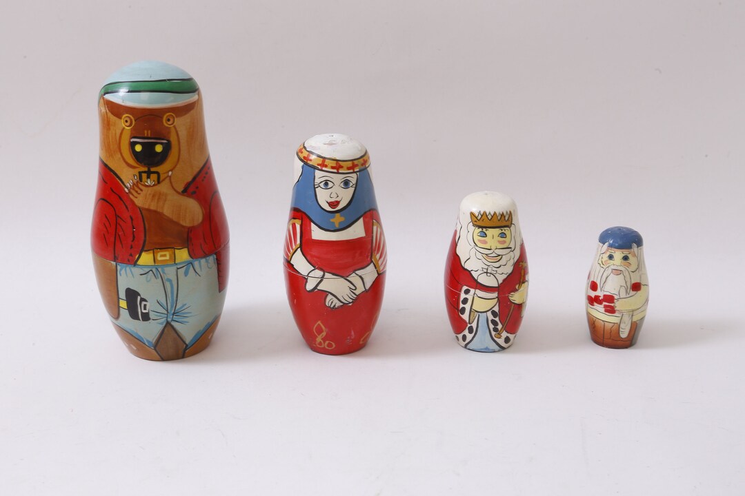 Christmas, Matryoshka Doll, Tsar, Ded Moroz, Nesting Doll, Stacking ...