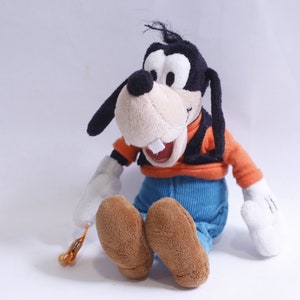 Disney, Goofy, Plüsch, 23 cm, Cartoon Hund, gekleidet, Klassischer Look, Kuscheltier, Sammlerstück, Vintage, ~ WH-014 335