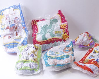 McDonald's Happy Meal, Candy Dispensers Toy Story 2, Toy Figures, Woody, Buzz, Rex, Potato Head, Jessie, Sealed ~ 240502-SHC SHC-004