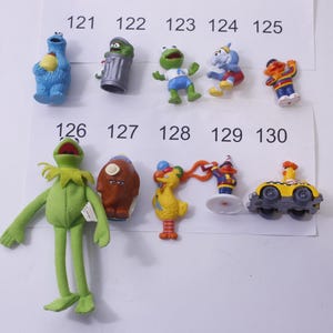 Vintage Sesame Street #2 pvc Figures Jim Henson Cake Toppers PICK YOUR OWN Sesame Street Muppets Fraggle Rock - 284 image 7