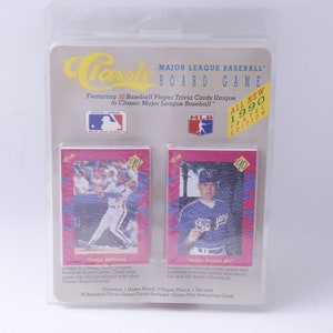 Clássico, MLB, Liga Principal de Beisebol, Jogo de Tabuleiro, 1990, Edição de Viagem, Curiosidades, Cartas de Jogador, Festa, Diversão, Vintage, Colecionável, ~ 20-01-285
