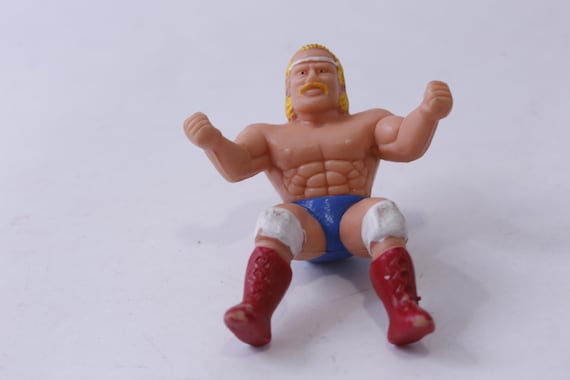 WWF, Hulk Hogan, Finger puppet Action Figure, 1980s, Wrestling