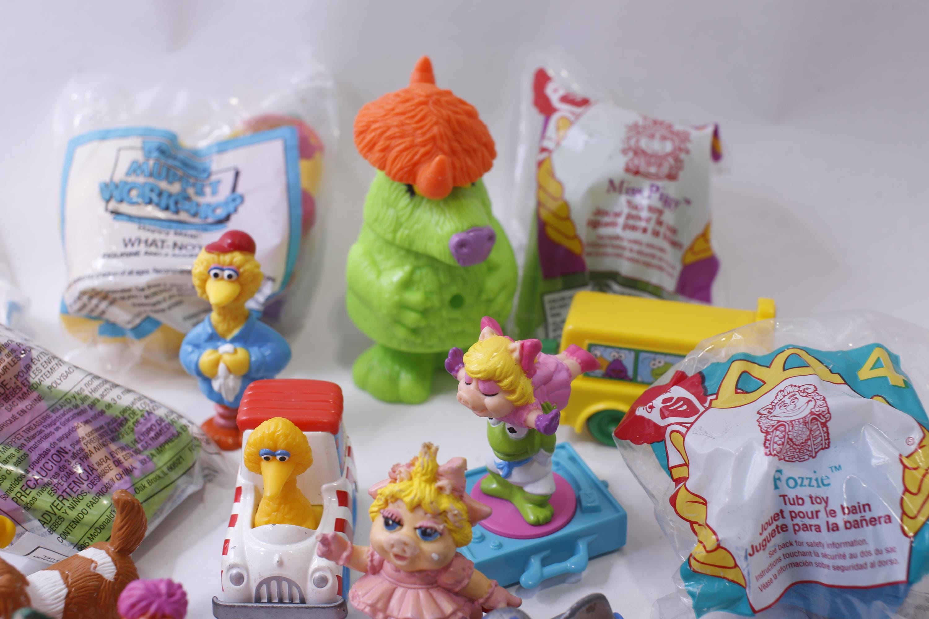 Mcdonald's Happy Meal, Muppets, Toy Figures Set, Sesame Street