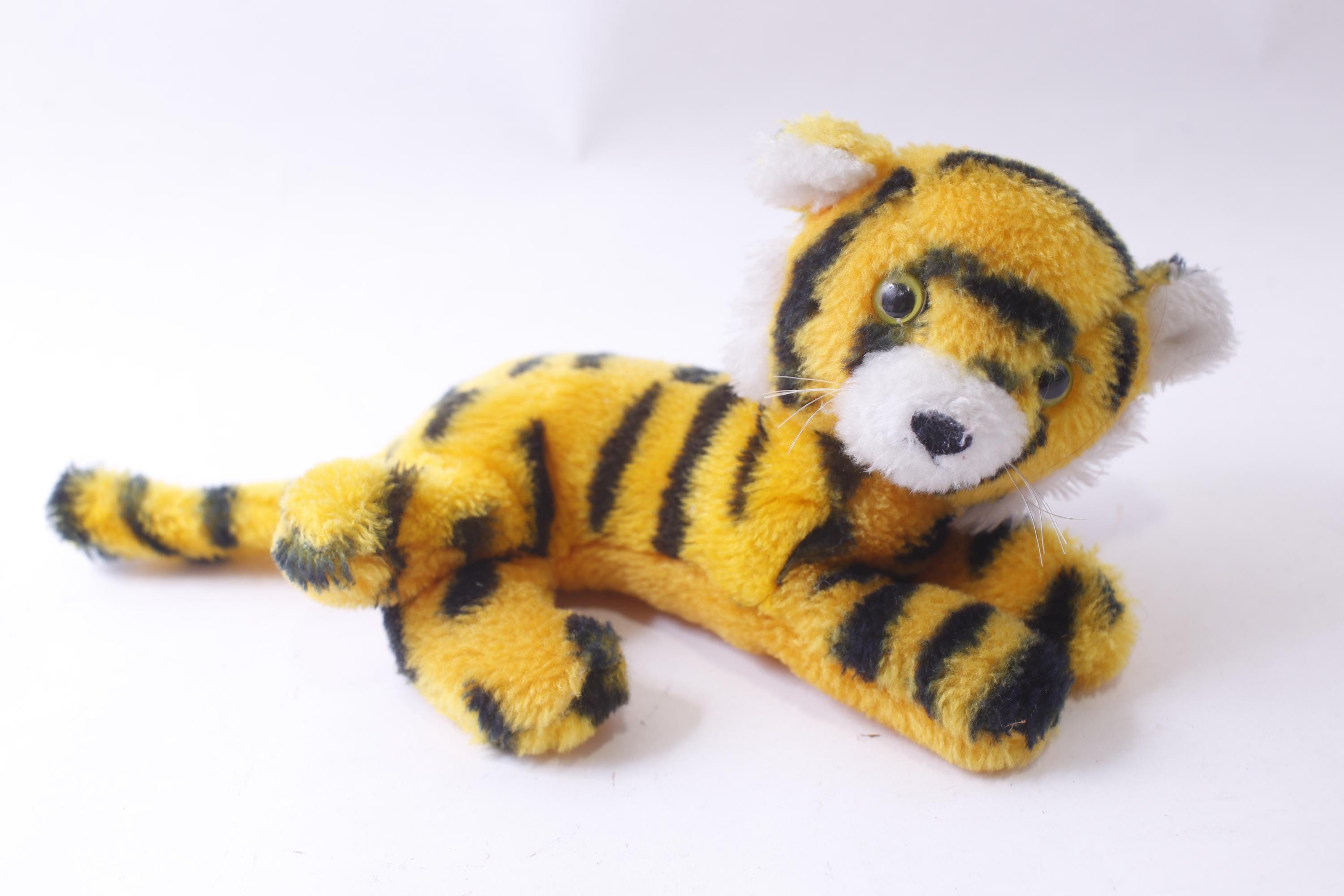 Dakin, Cute Plush Tiger, Lying Down, Orange-black, Striped