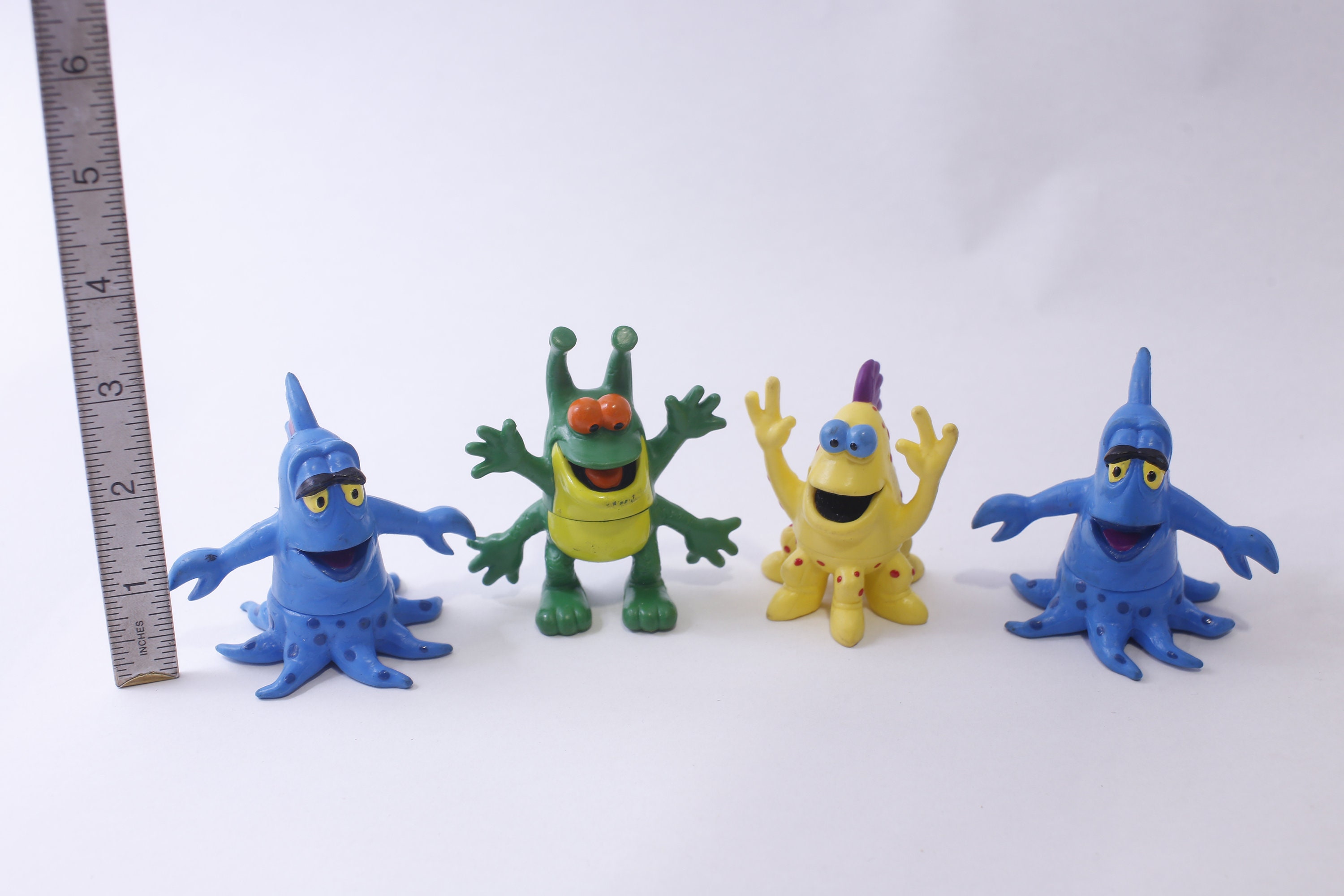 Wendy's Alien Mix-up, Funny Monsters, Set of 4, Advertising, Kids