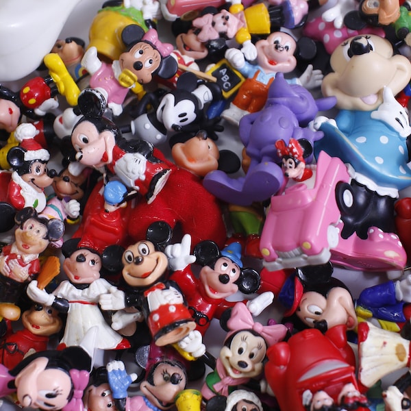 Disney, Mickey Mouse, Minnie Mouse, Vintage, PVC Lot, PICK YOURS #2 Vintage 80s 90s, Figures Toy Lot Cake Toppers Bullyland, Applause - 72