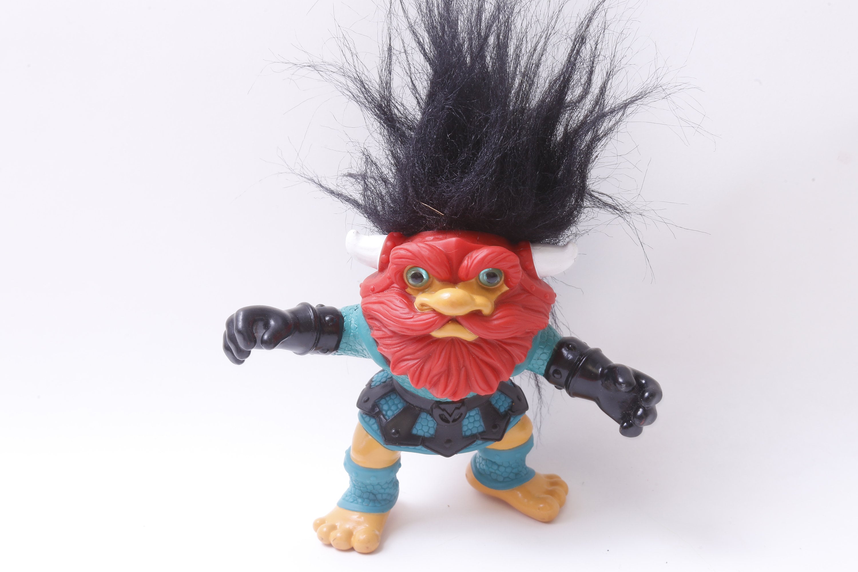Hasbro, Battle Troll, Trollaf, Viking, Red Beard, Doll, Black Hair