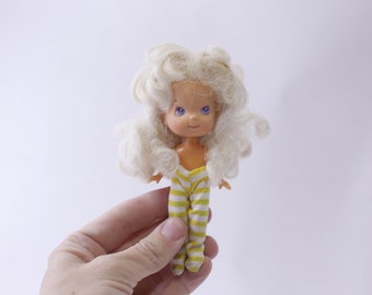 MoonDreamers, Muñeca Bitsy, Pelo Blanco, Poseable, Fantasía, Década de 1980, Vintage, Coleccionable, ~ 240417-WH 912