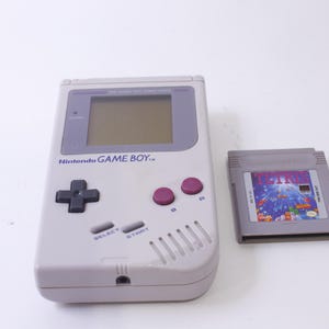 For Parts Nintendo, Game Boy, Model DMG-01, 1989, Handheld, Video Game, with Tetris Cartridge, Collectible, Vintage, ~ 241226-WH M-21-07