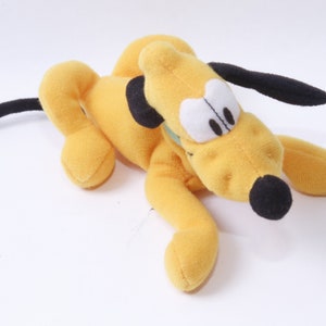 Disney, Pluto, Gelb, Hund, Welpe, Applaus, Plüsch, Weich, Spielzeug, Figur, Cartoon, Vintage Plüsch, Kuscheltier, ~ 20-01-180