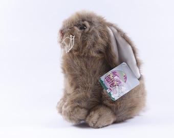 Easter, Rabbit, Bunny, Plush, Soft, Toy, Doll, Greeting Card, Vintage, Collection, Vintage Plush, Stuffed Animal ~ 20-13-439