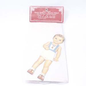 Queen Holden's, Kleuterschool, Cut-Out Papieren Pop en Kostuums, Ouderwets, 1986, Poppen maken, Kinderen, Vintage, ~ 20-17-582