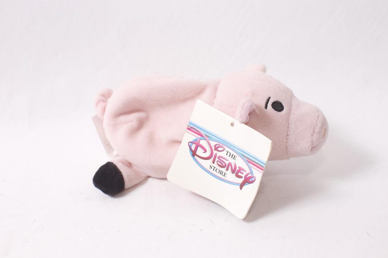 Disney Store Toy Story Hamm Piggy Plush Vintage Bean Bag ~ 260425-WH M-01-04 image 1