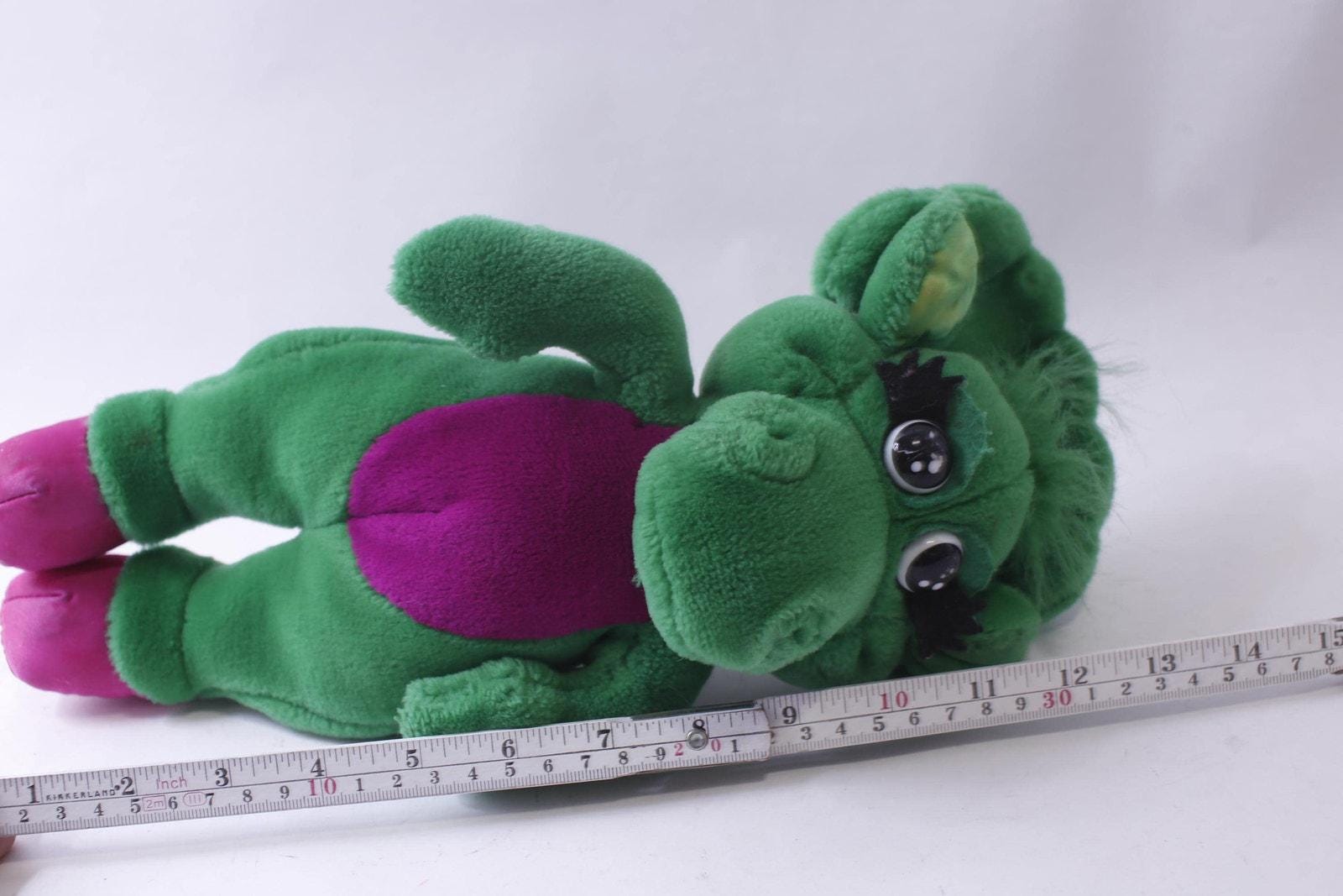 Lot De 2 Tasses Barney Le Dinosaure Vintage 1992/93 - Bébé Double Poignée
