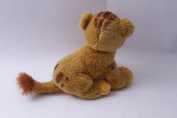 Disney the Lion King Simba Baby Lion Sitting Plush Soft Toy Figure Vintage Plush Stuffed Animal 20 01 1123 Etsy UK