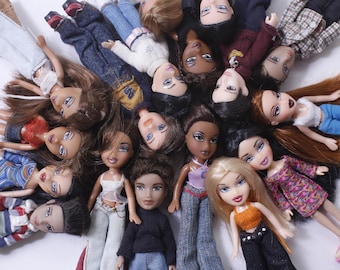 VÄLJ DIN EGEN # 1 - Vintage, Lilla Bratz, Små dockor, 2003-2005 Mini, Boyz Bratz dockor, Chloe, Jade, Yasmin, Sasha, Anpassad, Klädsel - 302
