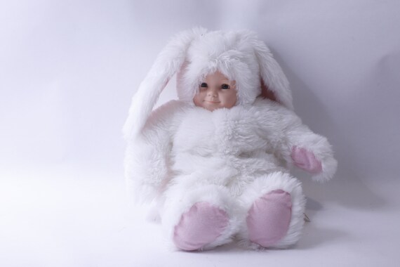 Anne Geddes Baby WeiBer Hase Outfit Stoffpuppe Plusch braun Spielzeug Figur Sammlung Photo Prop 231102 DISV 666 Etsy