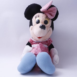 80s Disney, Minnie Mouse, Dressed, 16", Plush, Soft, Toy, Vintage Plush, Stuffed Animal ~ 987 image 1
