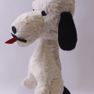 1960s, Rare, Snoopy, Plush, Peanuts, Dog, Stuffed Animal, Retro Toy, Collectible, FLAW ~ 251013-WH 1373