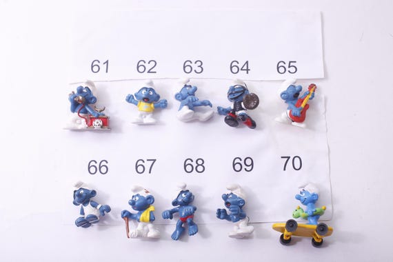 スマーフ ビンテージフィギュアセット 19体＆スマーフハウス　レア希少 スマーフ ビンテージフィギュアセット 19体＆スマーフハウス レア希少