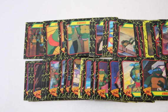 タレントカード RT-5539555381 1980s, Topps, Teenage Mutant Ninja Turtles, Trading Cards