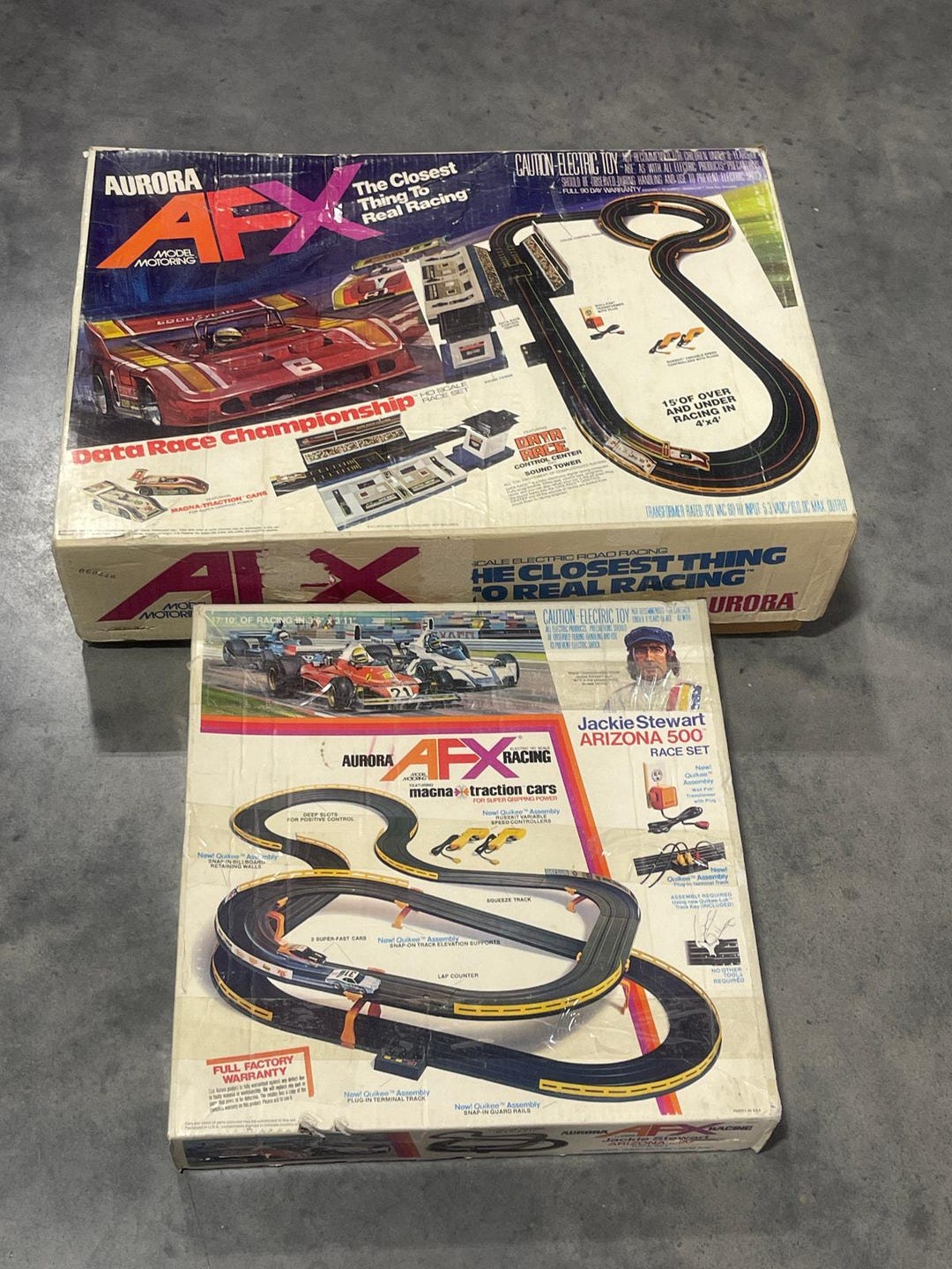 Aurora, AFX, Racing Set, Slot Cars, Data Race Championship, Jackie