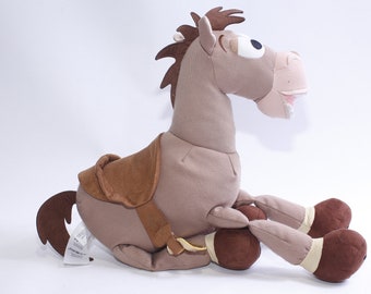 Toy Story, Bullseye, Horse, Plush, Western saddle, Bay Horse, Funny, Adorable, Movie Character, Stuffed Animal, ~ 230620-DISS M-17-12