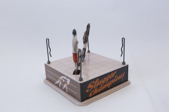 Slugger Champions, Biller, Tin, Wind up Toy, Boxing Ring