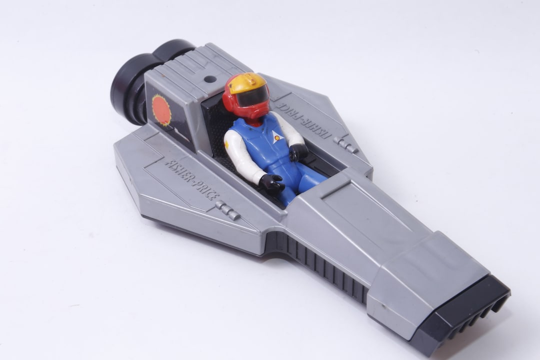 Fisherprice, Adventure People, Firestar 1, 7, Space Ship, Gray, 1970s