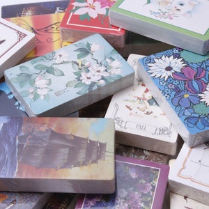 Vintage, 1970s, Playing Cards, Sealed, Decks, PICK Your Own, Flowers, Cats, Farm, Boats, 60's, 70's, Forest, Birds, Rockwell ~ 296