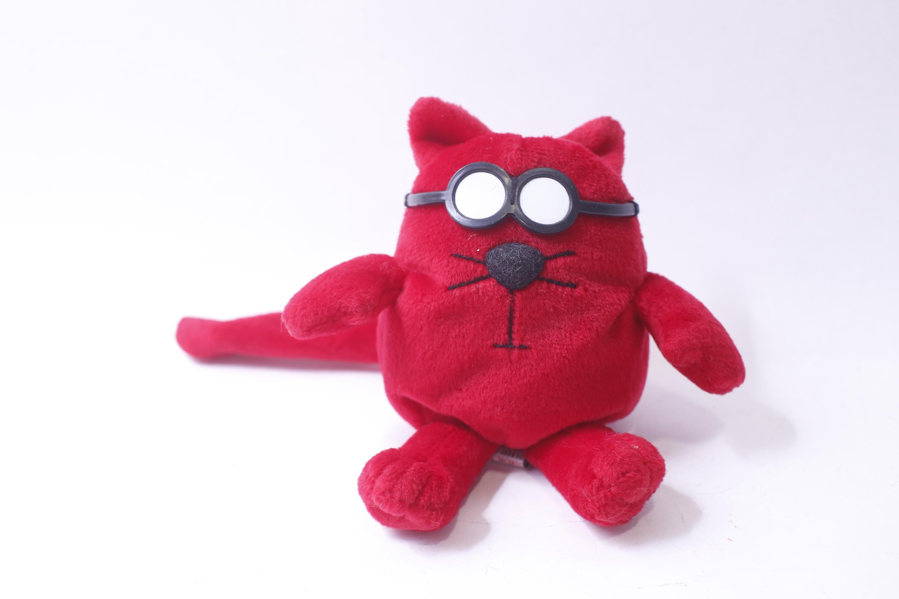 Catbert the Red Cat Plush Gund Dilbert Funny Soft Toy Comic Strip Collectible Stuffed Animal 240824 GS 1081 Etsy