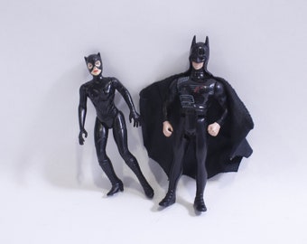 Vintage Batman and Woman Action Figures, Retro Batman and Woman Toy, Collectible Action Figure, Nostalgic Superhero Collectibles ~WH-015 497