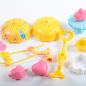 Pick Your Own - Care Bears Vintage Kenner Poseable Care A Lot - Cloud Car Accessories  ~ Pink Room ~ 20-01-184