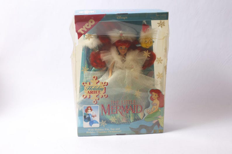 Disney The Little Mermaid Holiday Ariel Doll by Tyco in FLAWED Box ~ 260302-WH 831 image 1