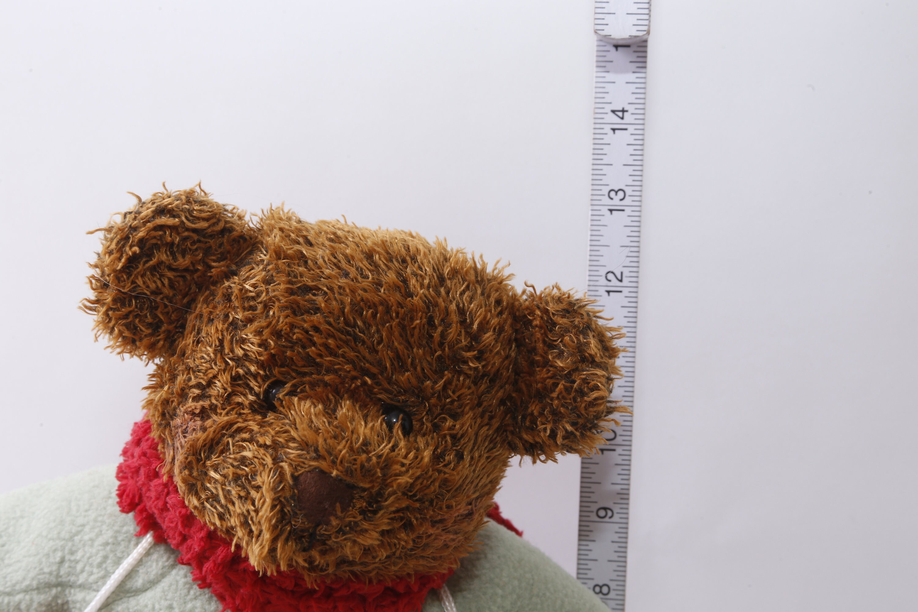 Boyds Bears テディベア、グレーシャツ、赤いスカーフ、ぬいぐるみ