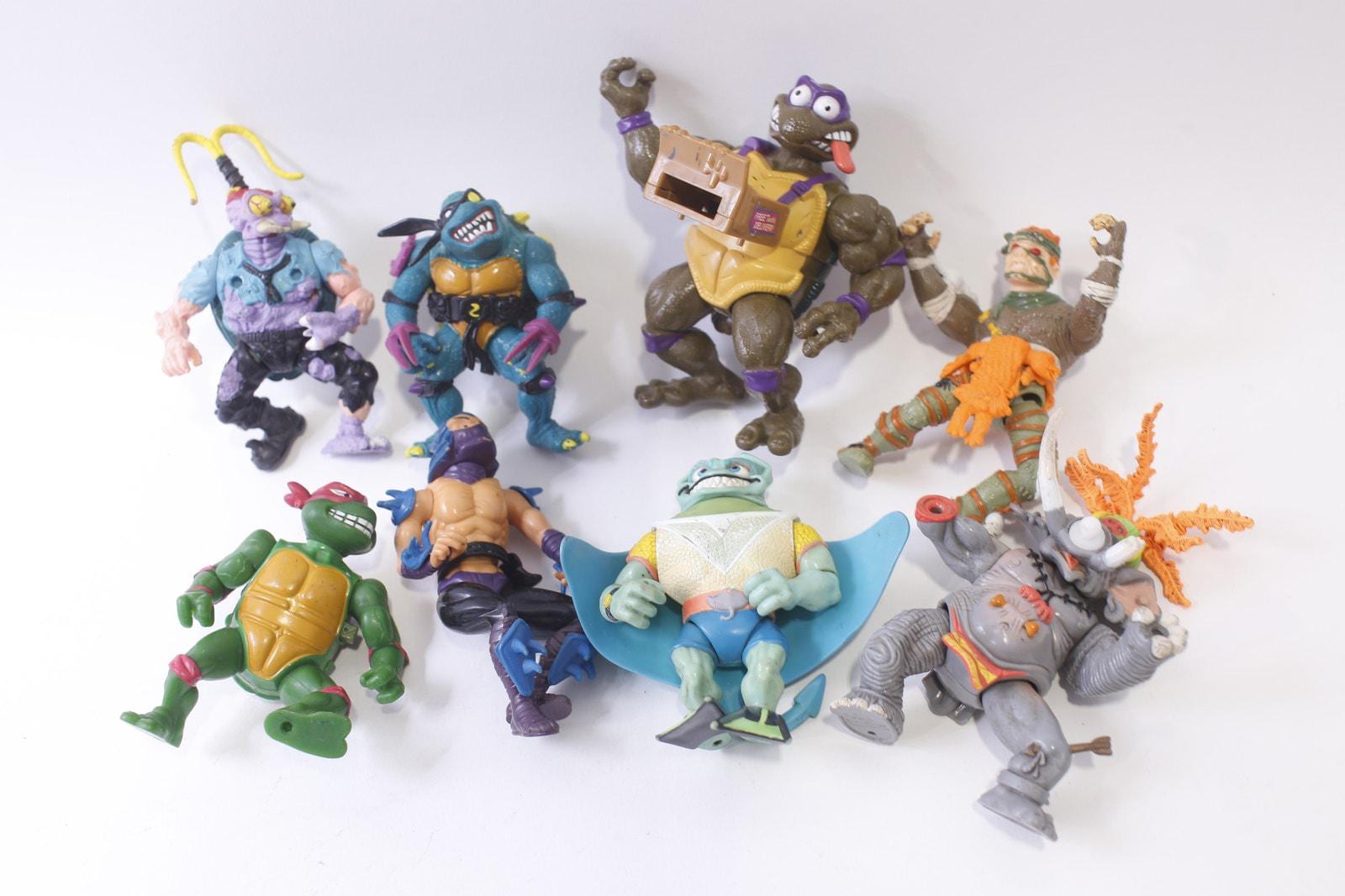 Teenage Mutant Ninja Turtles, 1990s, Action Figures, Flawed, Small