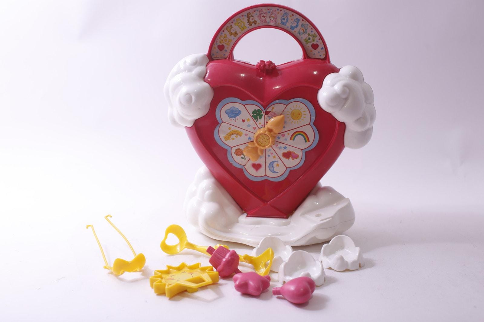 1980s, Care Bears, Care-a-lot, Playset, Carrying Case, Vintage