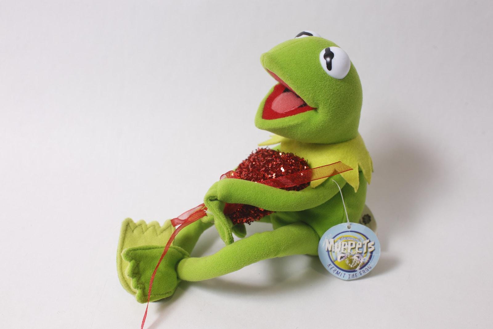 Jim Henson's Muppets Kermit the Frog Valentine Plush Toy Gift Idea
