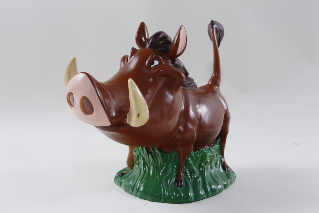 Timon & Pumba Lion King Piggy Bank Figure Statue Disney Home Etsy