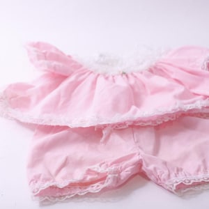 Cabbage Patch Kids, Pink Doll Dress and Bloomers, FLAW, Doll Clothing, Toy, Doll Fashion, Accessory, ~ 250811-WH 492