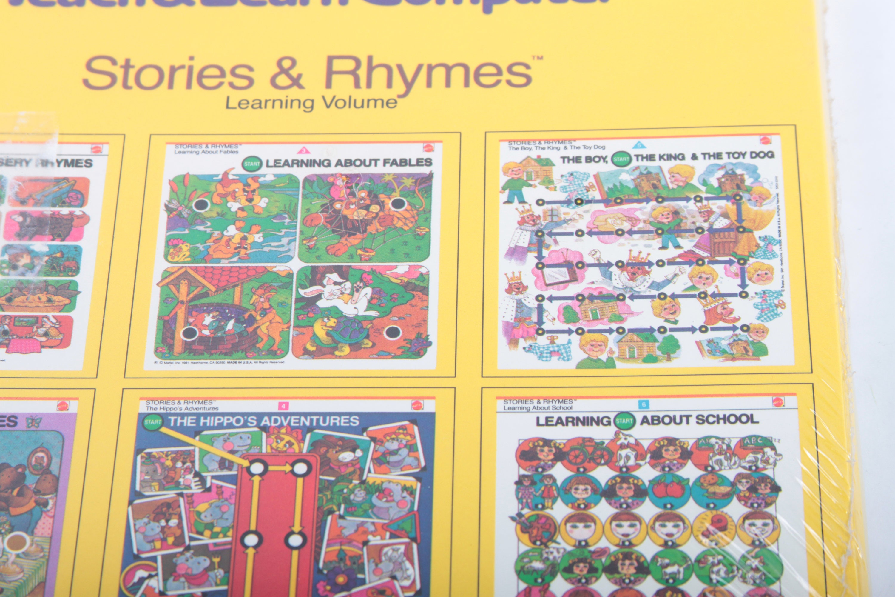Mattel, Teach and Learn Computer Discs, TLC, Vintage, Learning Set ...