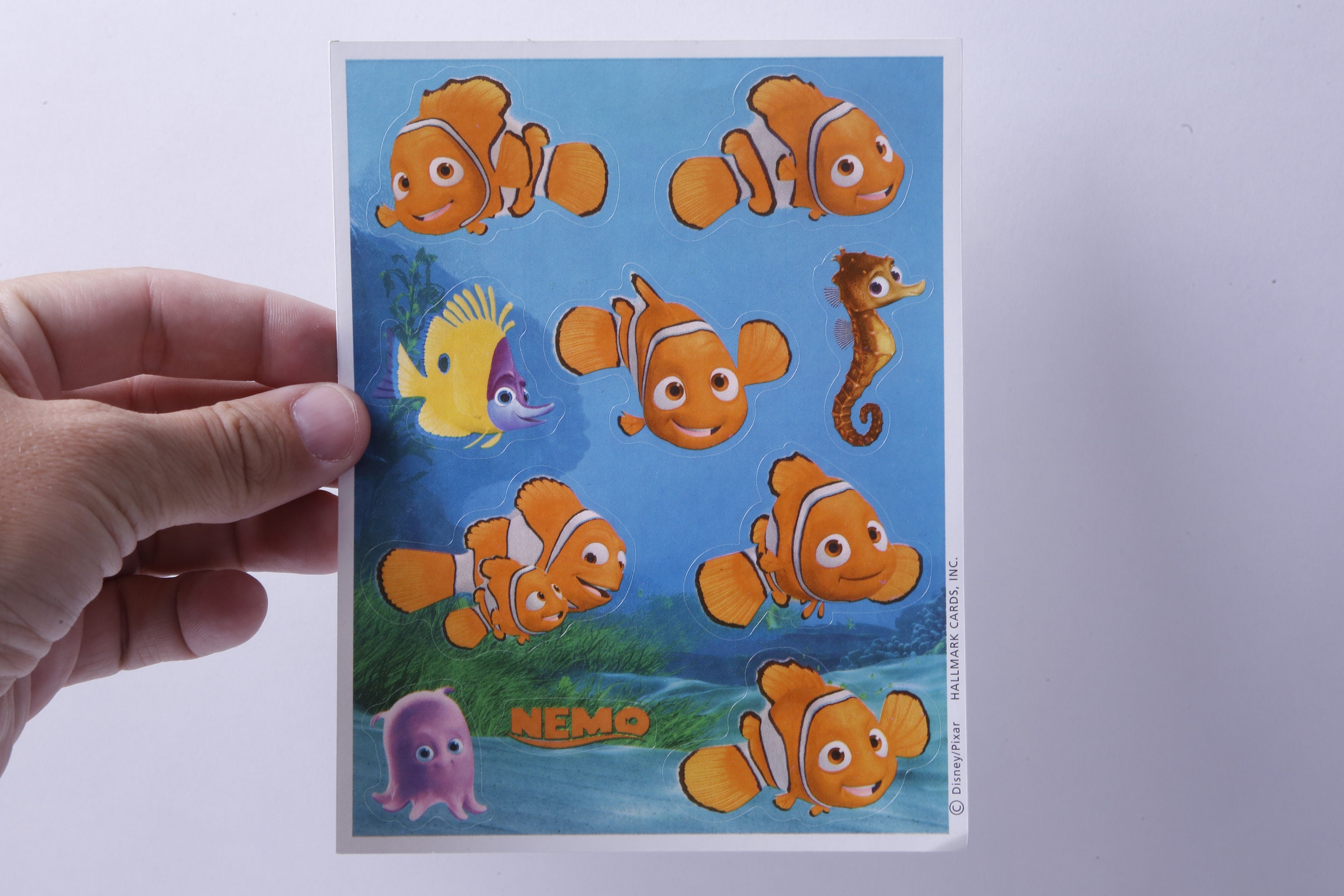 Finding Nemo Fish Movie Cartoon Sticker Sheet Disney - Etsy Finding Nemo Fish Movie Cartoon Sticker Sheet Disney - Etsy