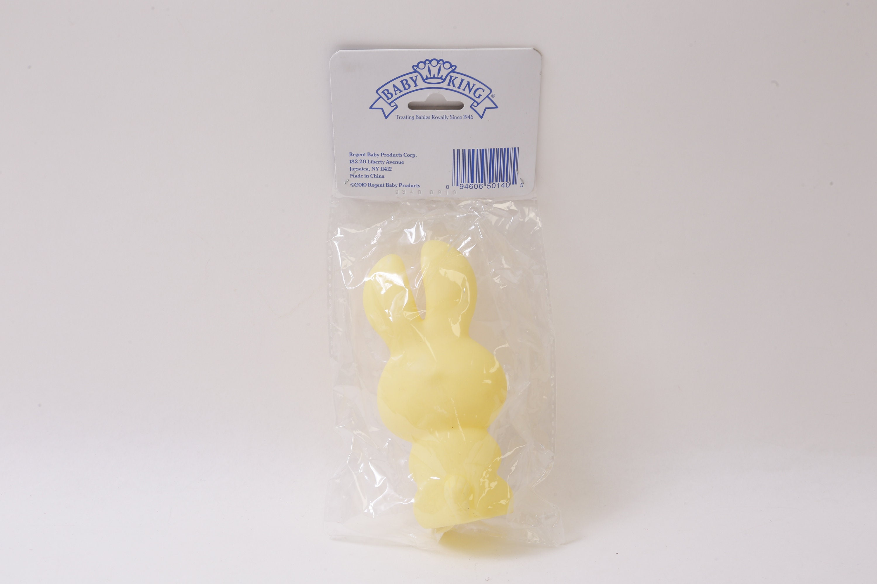 Baby King, Squeaky Toy, Dog Toy, Yellow Bunny, Squeeze Toy, Figure