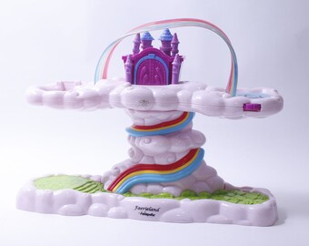 VV Jakks, Pacific, NeoPets, Faerieland, Playset No 1, Expandable, Purple Castle in the Clouds, 14x10", ~ 231022-WH 605