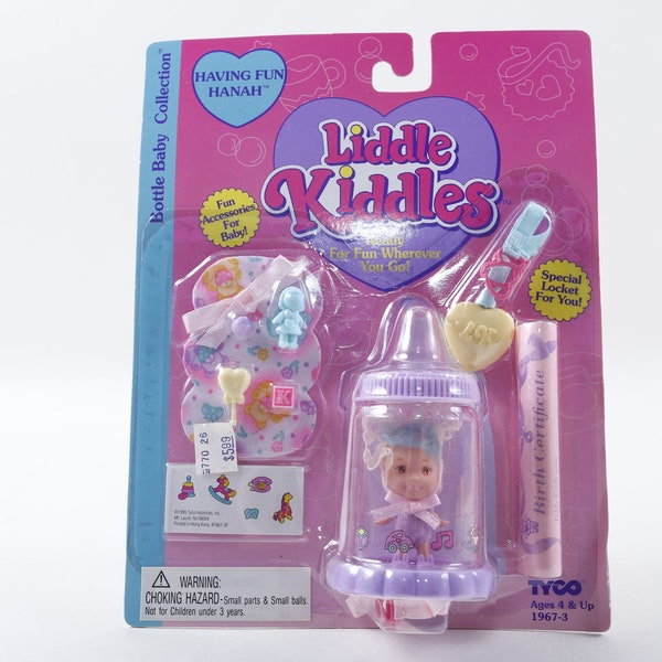 Liddle Kiddles, Having Fun Hanah, Baby, Accessories, Toy, Plastic, Tyco, Children, Vintage Toys, Vintage ~ 20-01-930