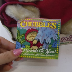 Chubbles Sign Chubbles, Plush, 1980s, Animal Fair, Red Costume, With Package ...