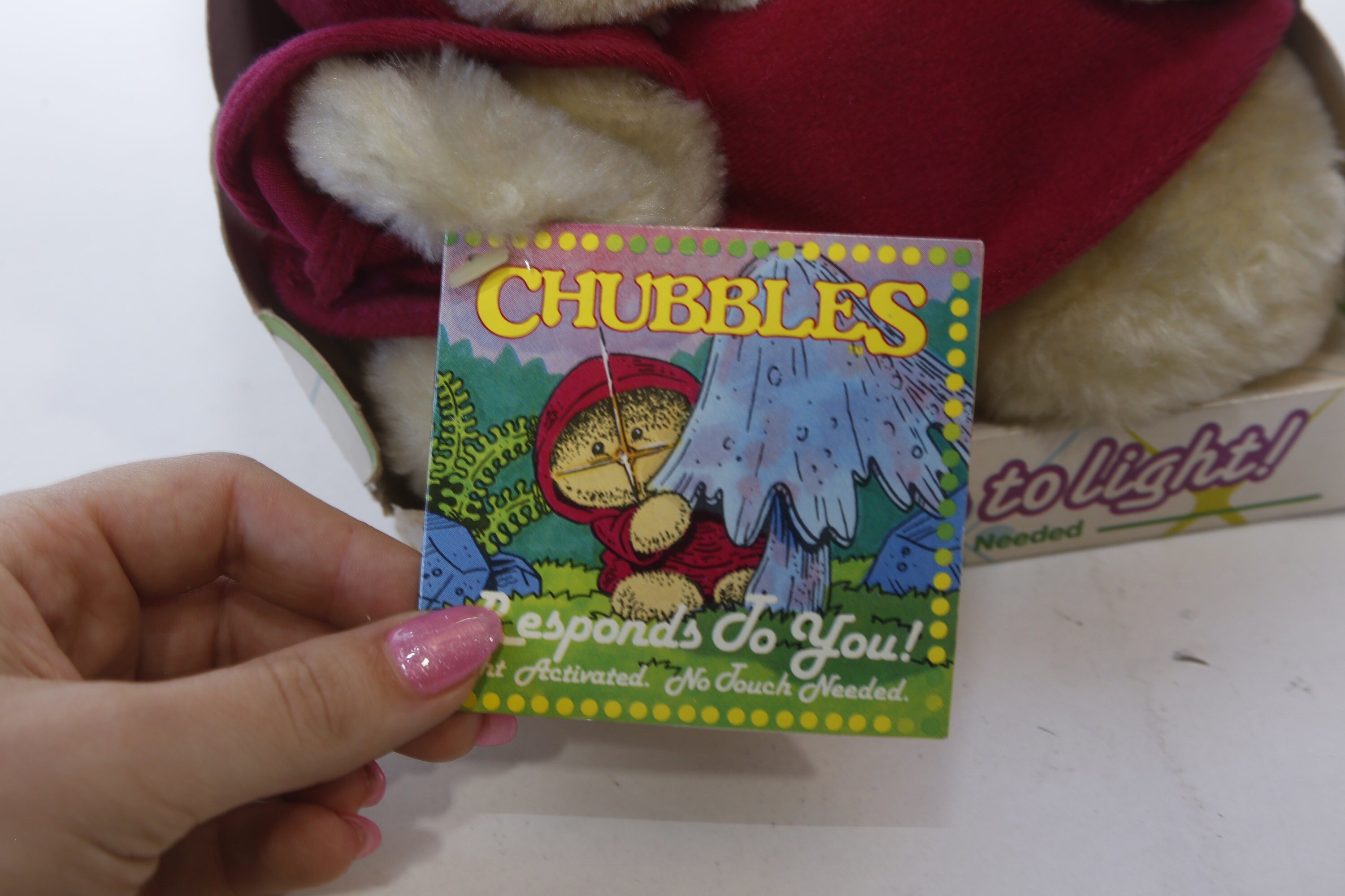 ぬいぐるみ Chubbles Plush Chubbles, Plush, 1980s, Animal Fair, Red Costume