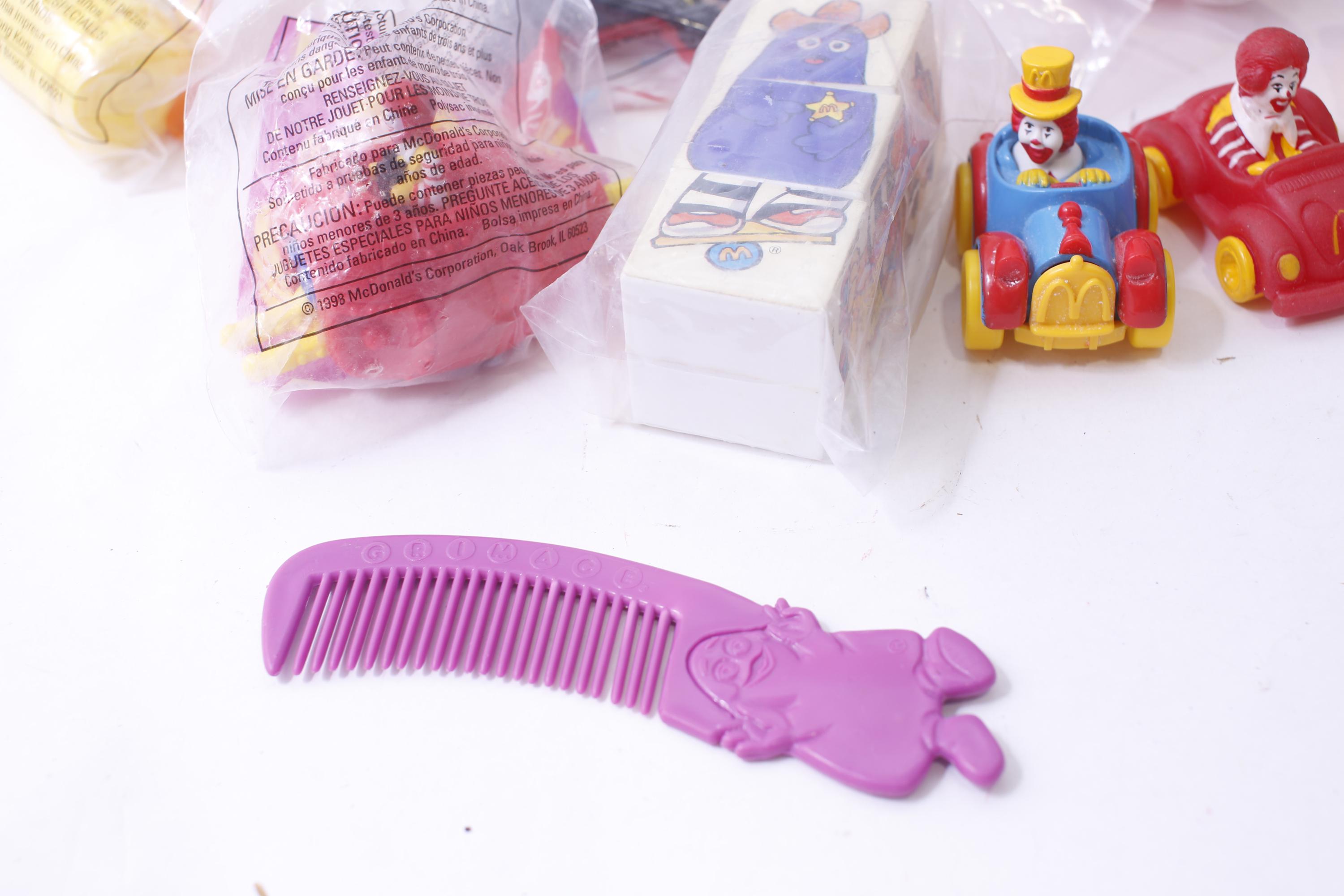 Mcdonald's Happy Meal Toys, Ronald Mcdonald Cars, Grimace Comb