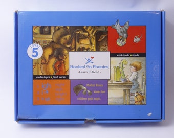 1998-NOW Blue Workbook *No writing in workbook* HOOKED ON PHONICS Level 5 