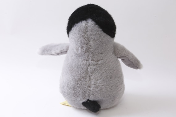 Miyoni, Aurora, Penguin, Grey, Vintage Plush, Soft, Toy, 10